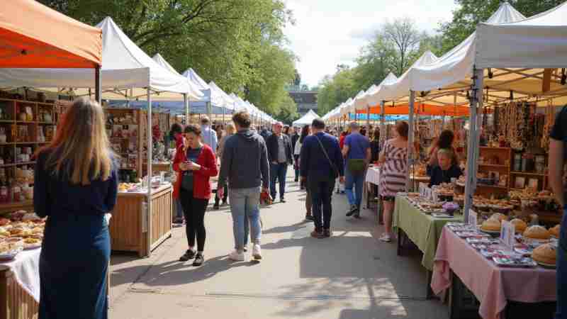 Local Artisan Market Returns to Festival Leisure Park - Perfect for a Day Out, Concept art for illustrative purpose - Monok